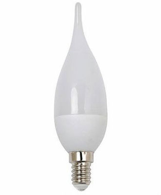 Светодиодная лампа 6W E14 550Лм свеча на ветру