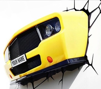 3D-светильник, желтый Автомобиль 3D-Light Fx